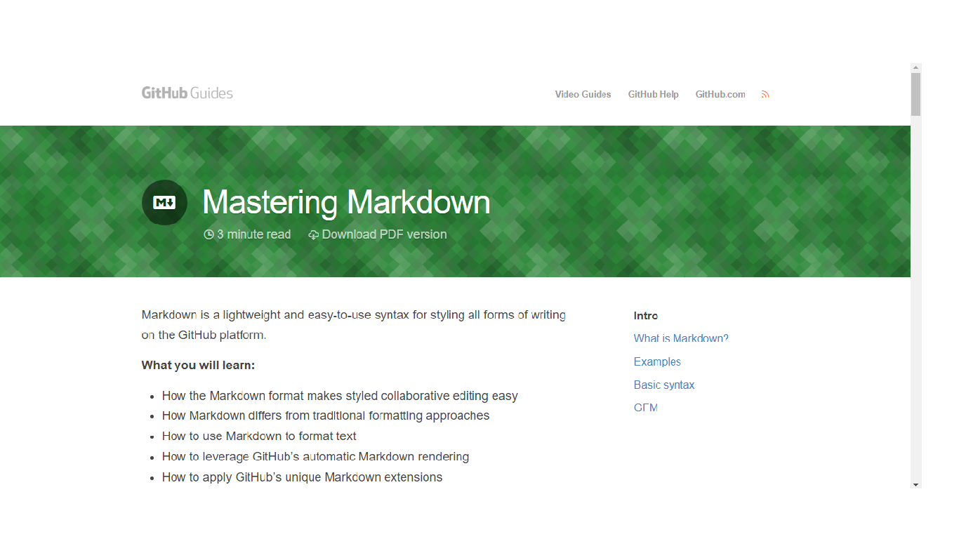 What is markdown